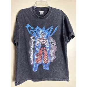 Hokuro Goku Dragon Ball Z Washed Anime Graphic T-Shirt Anime Shirt